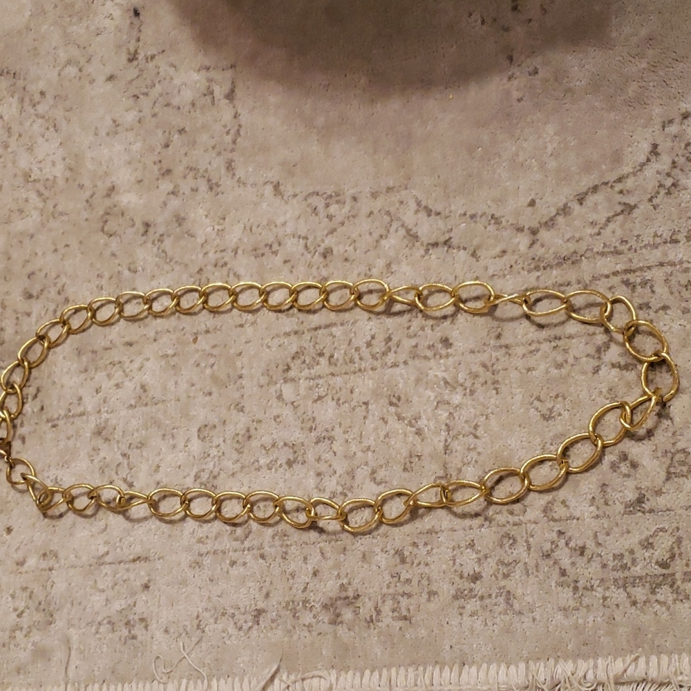 Gold chain belt